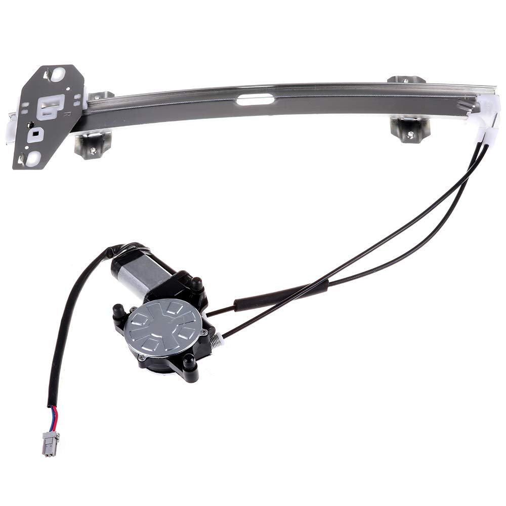 Front Right Power Window Regulator With Motor For 1994 1997 Honda Accord And Acura Cl 2 Pins Male Plug Reference 741 714
