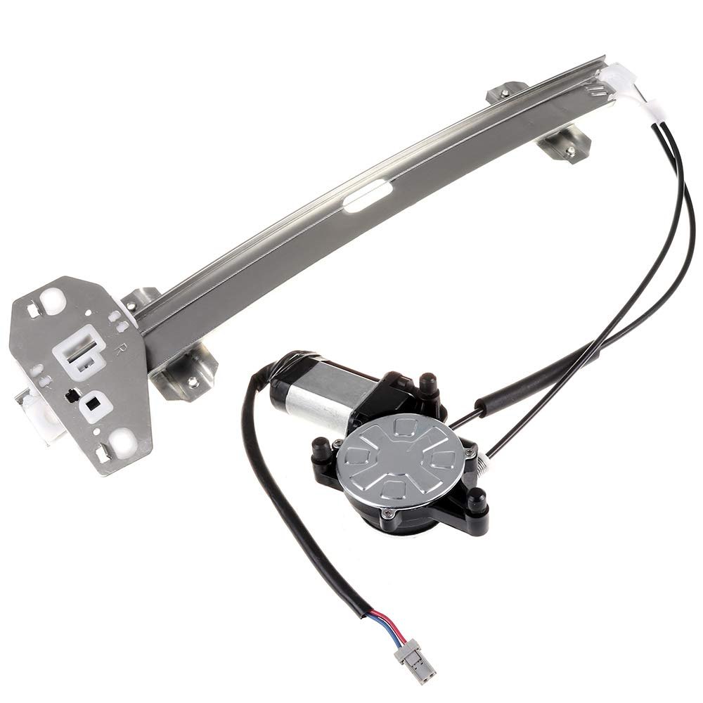 Front Right Power Window Regulator With Motor For 1994 1997 Honda Accord And Acura Cl 2 Pins Male Plug Reference 741 714