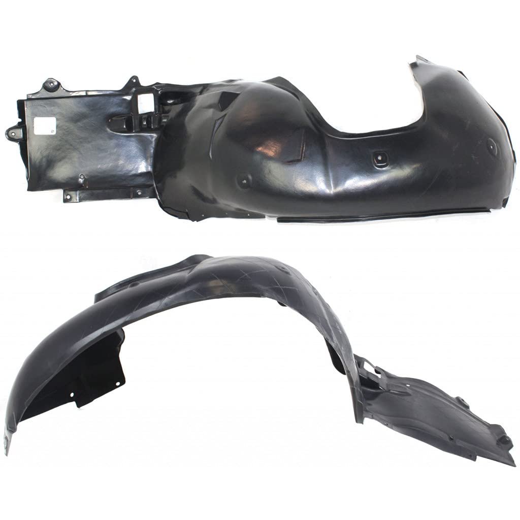 Front Fender Liner Splash Guard Pair For Bmw 325ci 2001 To 2006 Driver And Passenger Side Rear Section Base Trim Bm1248101