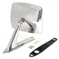Outside Mirror Chrome Passenger Side With Convex Glass For 1974-1975 International Harvester 150 Pickup Truck 