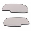 G-plus Mirror Glass Power Heated Compatible With Chevy Silverado 1500 1999-2006 Fit Gmc Sierra Fit Cadillac Escalade 2002-2006