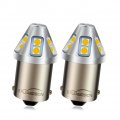 Ruiandsion 2pcs 1156 Led Bulb 6v 12v 24v Warm White Ba15s 7506 6-30v Backup Reverse Tail Lights For Cars Motorcycles