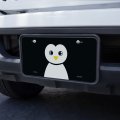 Graphics More Cute Penguin Black And White Novelty Metal Vanity Tag License Plate