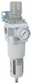 Pneumaticplus Saw600-n10bdg Compressed Air Filter Regulator Piggyback Combo 1 Npt Poly Bowl Auto Drain Bracket Gauge 