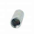 Uxcell M10 Threaded Rod Bar Stud Round Coupling Connector Nuts Silver Tone 15 Pcs