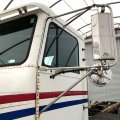 Door Mirror Bracket Arm Mount Stainless Driver Side Fit 1988-2010 Freightliner Classic Xl Fla Flb Fld112 Fld112sd Fld120