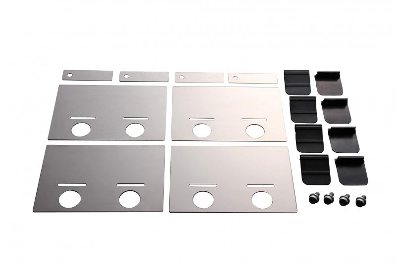 Universal Oil Pan Baffle Plate Kit Customizable Laser Cut Sus304 Stainless Steel System With One Way Rubber Valves For Wet Sump