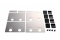 Universal Oil Pan Baffle Plate Kit Customizable Laser Cut Sus304 Stainless Steel System With One Way Rubber Valves For Wet Sump 