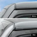 Short Rain Driverter Gutter For Jeep Wrangler Jl Jt 4xe 2018 2019 2020 2021 2022 2023 2024 Roof Hard-top Abs Groove Diverter