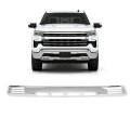 Front Bumper Skid Plate For 2022 2026 Chevrolet Silverado 1500 And Ltd Silvery Abs Plastic Replacement 84946365 Bl5516 