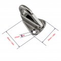 Stainless Steel Fender Hooks Spring Snaps Boat Hardware Clothes Hanger 6pcs Attach Rope Hook Fending Hooless Steel Fender Hooks
