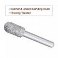 Uxcell Diamond Mounted Points 60 Grit 10 5mm Brazed Grinder Round Head 6mm Shank Grinding Rotary Bit Marble Stone Carving Tool