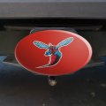Delaware State University Secondary Oval Tow Trailer Hitch Cover Plug Insert