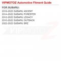 Vipmotoz Full Led Door Step Courtesy Lights Compatible With 2010-2023 Subaru Legacy Forester Outback Axscent 2022-2023 Brz
