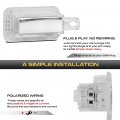 Vipmotoz Full Led Door Step Courtesy Lights Compatible With 2010-2023 Subaru Legacy Forester Outback Axscent 2022-2023 Brz