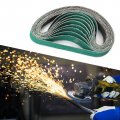 Safercctv 3 8 X 13 Inch Zirconium Sanding Belt Corundum Polishing And Metal Abrasive 80 Grits For Air Sander Wood Working