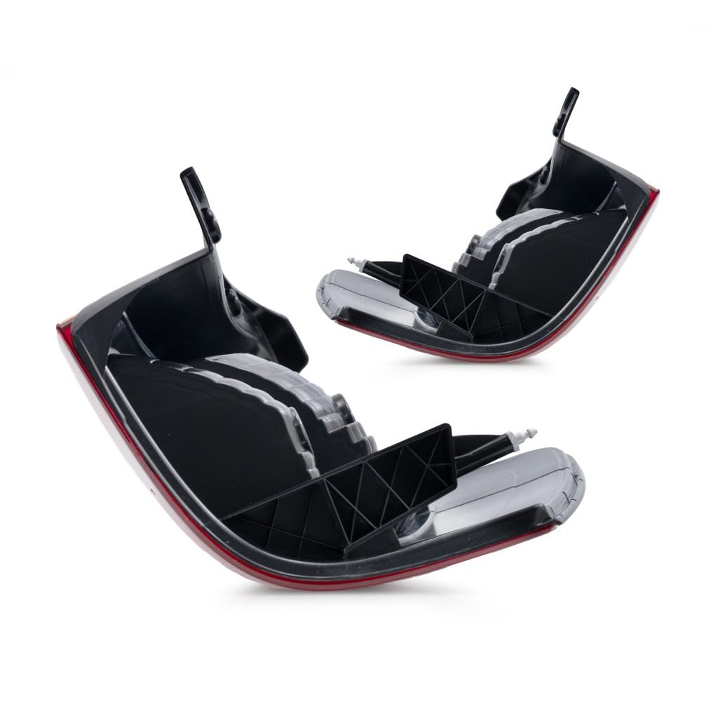 Tail Light Assemblies Ford Escape 2008 2009 2010 2011 2012 Driver And Passenger Side Pair Clear Red Lens Replacement For