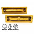 G-plus Lens Amber Led Front Side Marker Light Compatible With 81-91 Chevy C10 C20 C30 Gmc Gm2550115 Gm2551107