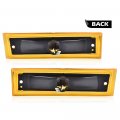 G-plus Lens Amber Led Front Side Marker Light Compatible With 81-91 Chevy C10 C20 C30 Gmc Gm2550115 Gm2551107