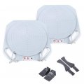 Ensyusuma 1 Pair 5 Ton Magnesium Alloy Turntable Wheel Alignment Tool Plates 360a Rotating Turn Plate Table For Car Truck 345mm 