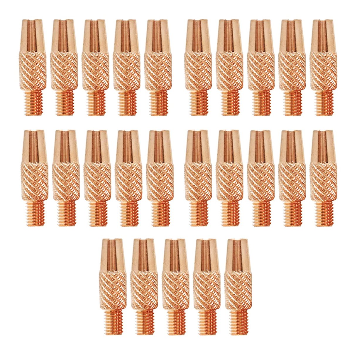 25 Pack 0 035 In Mig Contact Tips 186406 For Miller Spoolmate 100 3035 185 And Hobart Dp Spoolrunner