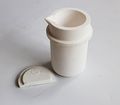 Otoolworld 1kg 2kg 3kg Ceramic Melting Crucible Cup With Cover Casting Refining Gold Silver Copper Platium