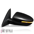 Auto Dynasty Ki1320153 Factory Style Driver Left Side Mirror Manual Folding Power Adjust Heated Glass Turn Signal Compatible