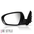 Auto Dynasty Ki1320153 Factory Style Driver Left Side Mirror Manual Folding Power Adjust Heated Glass Turn Signal Compatible