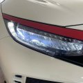 Hecasa Front Grille Grill Trims Cover Compatible With 2016-2021 Honda Civic Jdm Style Glossy Red These Are Covers 3pcs