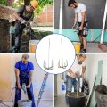 Angoily Portable Cement Mixer 2pcs Drywall Paint Mud Drill Bit Attachment Edward Tools And Machine