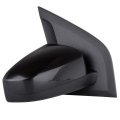 Black Driver Side And Passenger View Mirror Smooth With Power Adjustment Non-folding Non-heated Compatible For 2007-2012 Nissan