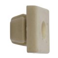 License Plate Retainer Nuts Nylon White Coarse Thread Alx-pau-rb-848-014-cl360a50 33 Piece Set For Front Vehicle Specific Fit
