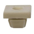 License Plate Retainer Nuts Nylon White Coarse Thread Alx-pau-rb-848-014-cl360a50 33 Piece Set For Front Vehicle Specific Fit 