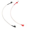 Aramox Battery Cable Abs Brass Power 2pc Positive Negative Eyelet Leads For 173 178f 186 188f Generator Micro Tillage Motor Use 