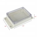 Uxcell 4 5 X3 X1 115mmx85mmx35mm Abs Junction Box Universal Project Enclosure W Pc Transparent Cover