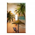 Gotham Decor Switch Plate Single Toggle Tropical Beach Getaway Light Cover 