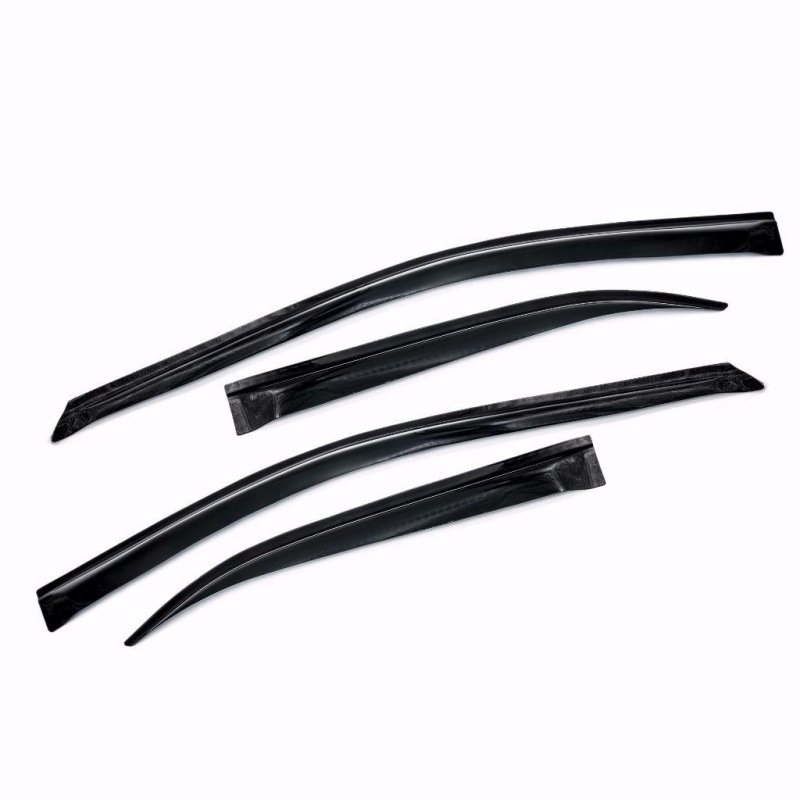 Smoked Window Visors Wind Rain Deflector Guard For 2012 2015 Toyota Camry Custom Fit High Grade Acrylic Outside Side Deflectors