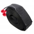 Ocpty Heavy Duty 3 14000lbs Capacity Tow Strap 30 Ft Winch Sling Off-road Atv Snatch Vehicle Recovery 2pc