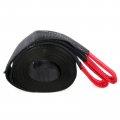 Ocpty Heavy Duty 3 14000lbs Capacity Tow Strap 30 Ft Winch Sling Off-road Atv Snatch Vehicle Recovery 2pc