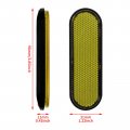 Hdbubalus Front Fork Leg Reflector Cover Fit For Victory Judge Hammer-s Hard-ball Vision-tour High-ball Jackpot 1 Pair Yellow