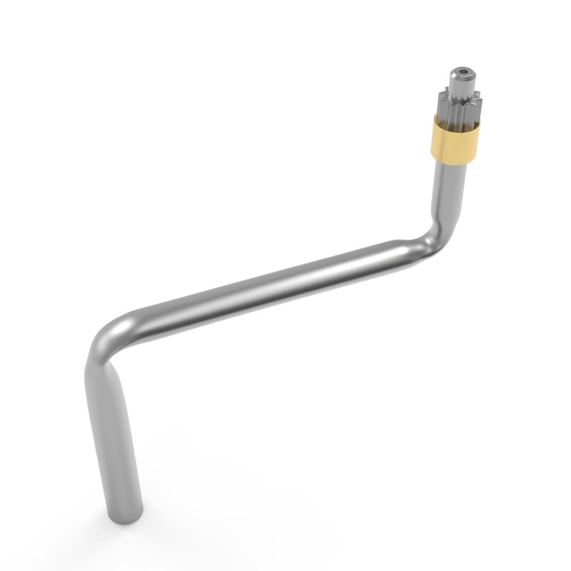 Jetuplusllc Truck Camper Crank Handle For Slide-in Campers With 10-tooth Gear On The End