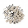 Teckeen 60pcs Car Roof Headliner Repair Auto Snap Rivets Retainer For Interior Ceiling Cloth Fixing With Installation Tool