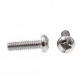Prime-line Machine Screw Round Head Slotted Phillips Combo 12-24 X 3 4 In Grade 18-8 Stainless Steel Pack Of 25