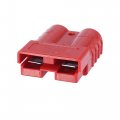2pcs 600v 50a Battery Quick Connect Disconnect Wire Harness Plug For Trailer Forklift 7 8 10 Awg Red 