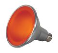 Satco S9483 Par38 Led Amber 40 Beam Spread Medium Base Light Bulb 15w