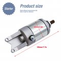 Hoypeyfiy 21163-1328 Motorcycle Starter Set Smu0278 41054082 Motor With Relay Replacement For Kawasaki Kvf 360 Prairie