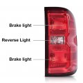 G-plus Tail Light Brake Lamp W Wiring Harness Compatible With Chevy Silverado 1500 2014 2015 2016 2017 2018 Rear Pair 23295939