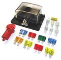Fastronix 6 Circuit Led Fuse Block And Cover Kit With Ato Atc Fuses 