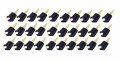 Jeenda 30pcs Ignition Keys 5p8500 5p-8500 For Caterpillar Cat Heavy Equipment Loaders Excavators Dozers 8v4404 9g2777 980k 980h