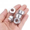 Uxcell 10pcs Aluminum Spacer 3 8 Bore X 4 Od Length Screw Standoff Bushing Plain Finish Round Metal For Id Screws Bolts And